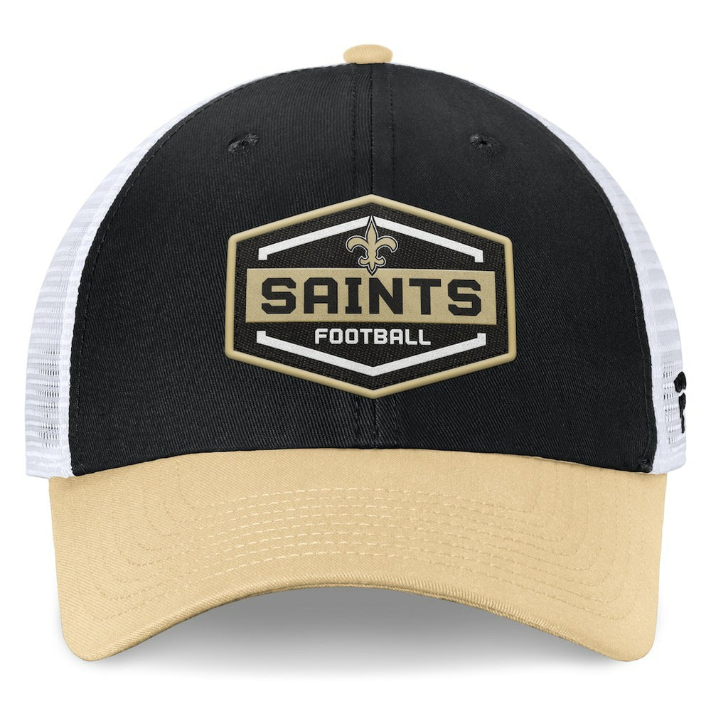 Bench Trucker Adjustable Hat - New Orleans Saints