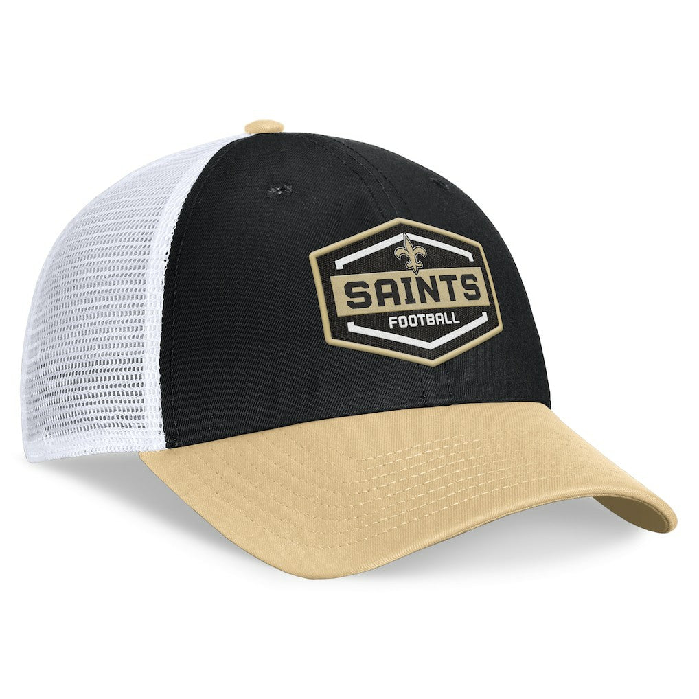 Bench Trucker Adjustable Hat - New Orleans Saints
