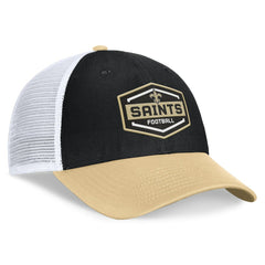 Bench Trucker Adjustable Hat - New Orleans Saints