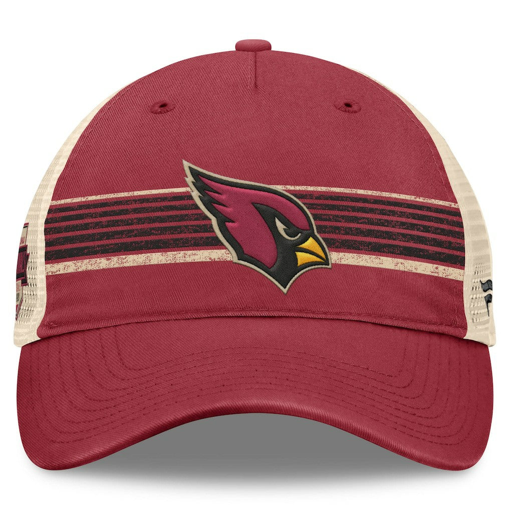 Center Stripe Trucker Adjustable Hat - Arizona Cardinals