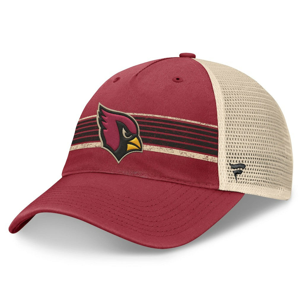 Center Stripe Trucker Adjustable Hat - Arizona Cardinals