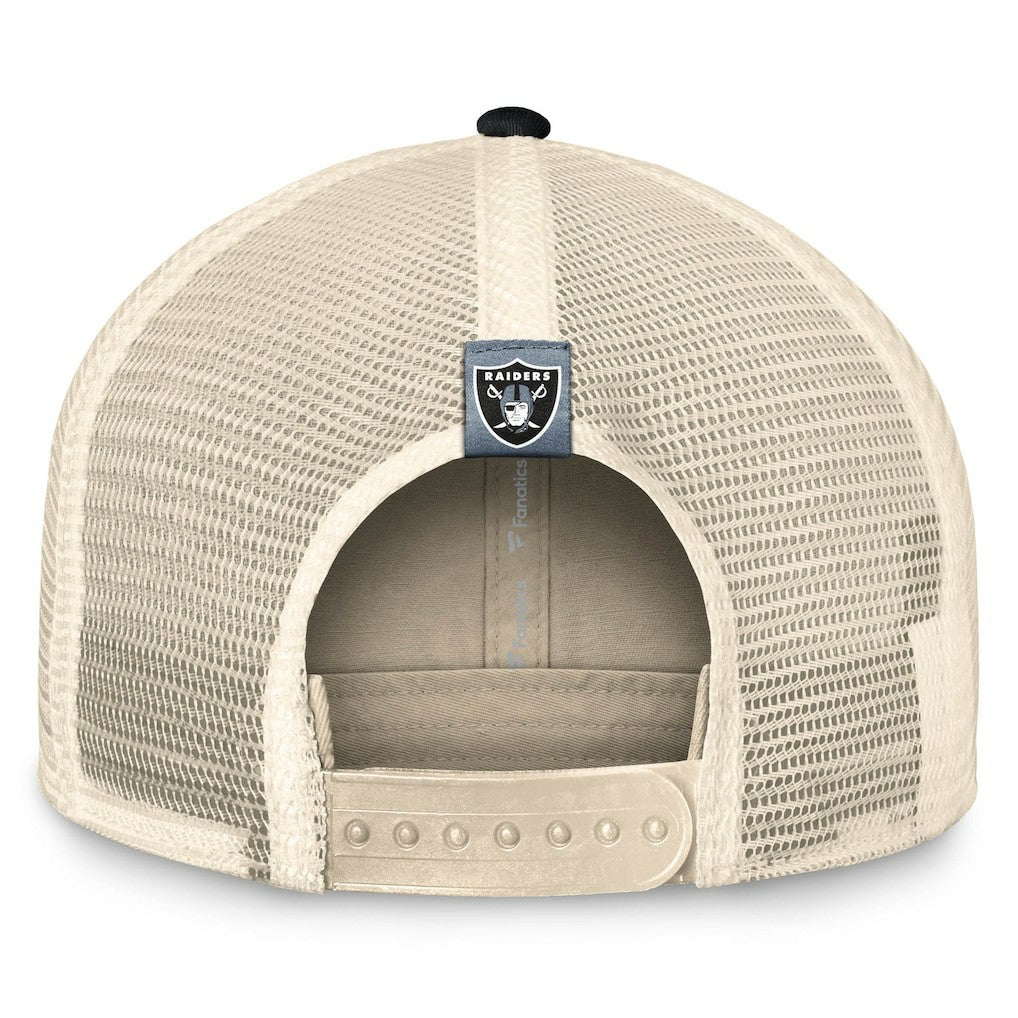 Diamond Stripe Trucker Adjustable Hat - Las Vegas Raiders