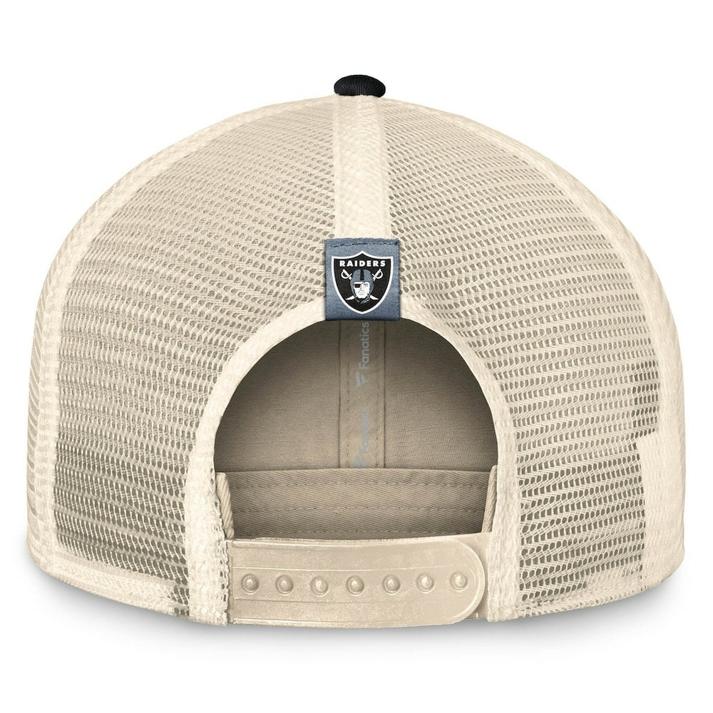 Diamond Stripe Trucker Adjustable Hat - Las Vegas Raiders