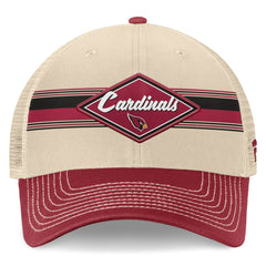 Diamond Stripe Trucker Adjustable Hat - Arizona Cardinals