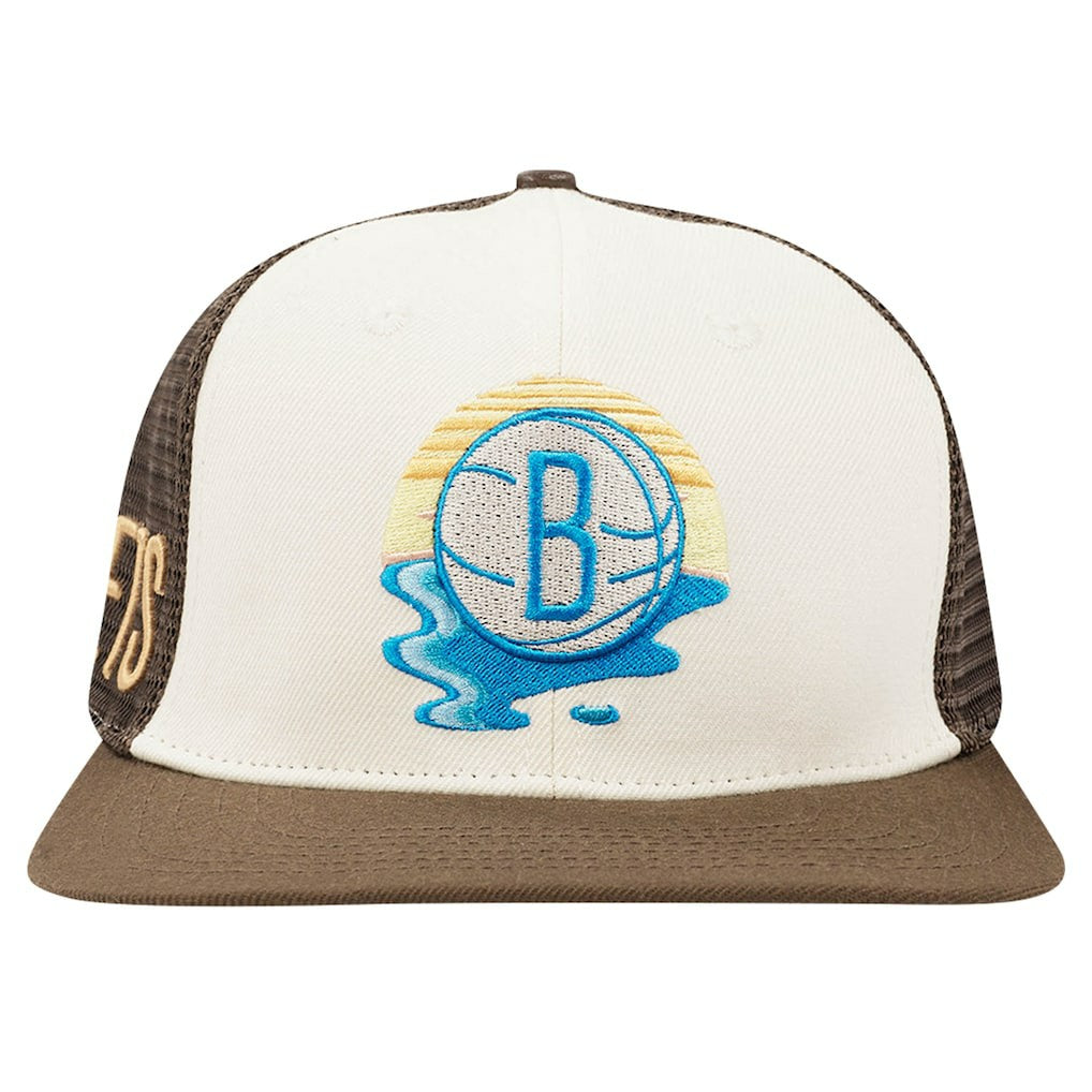 NBA Brooklyn Nets Pro Standard Glint Sunset Snapback Hat