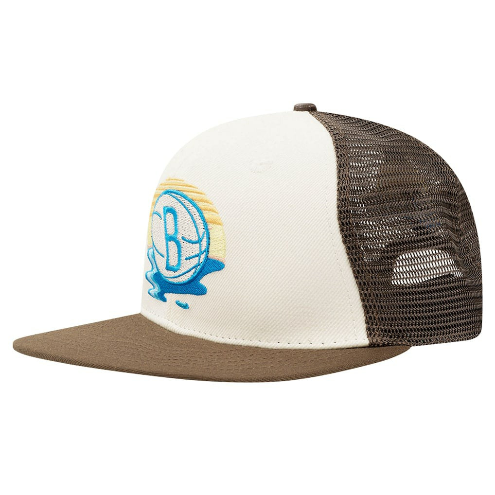 NBA Brooklyn Nets Pro Standard Glint Sunset Snapback Hat