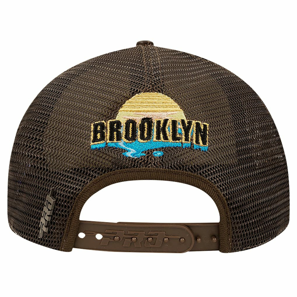 NBA Brooklyn Nets Pro Standard Glint Sunset Snapback Hat