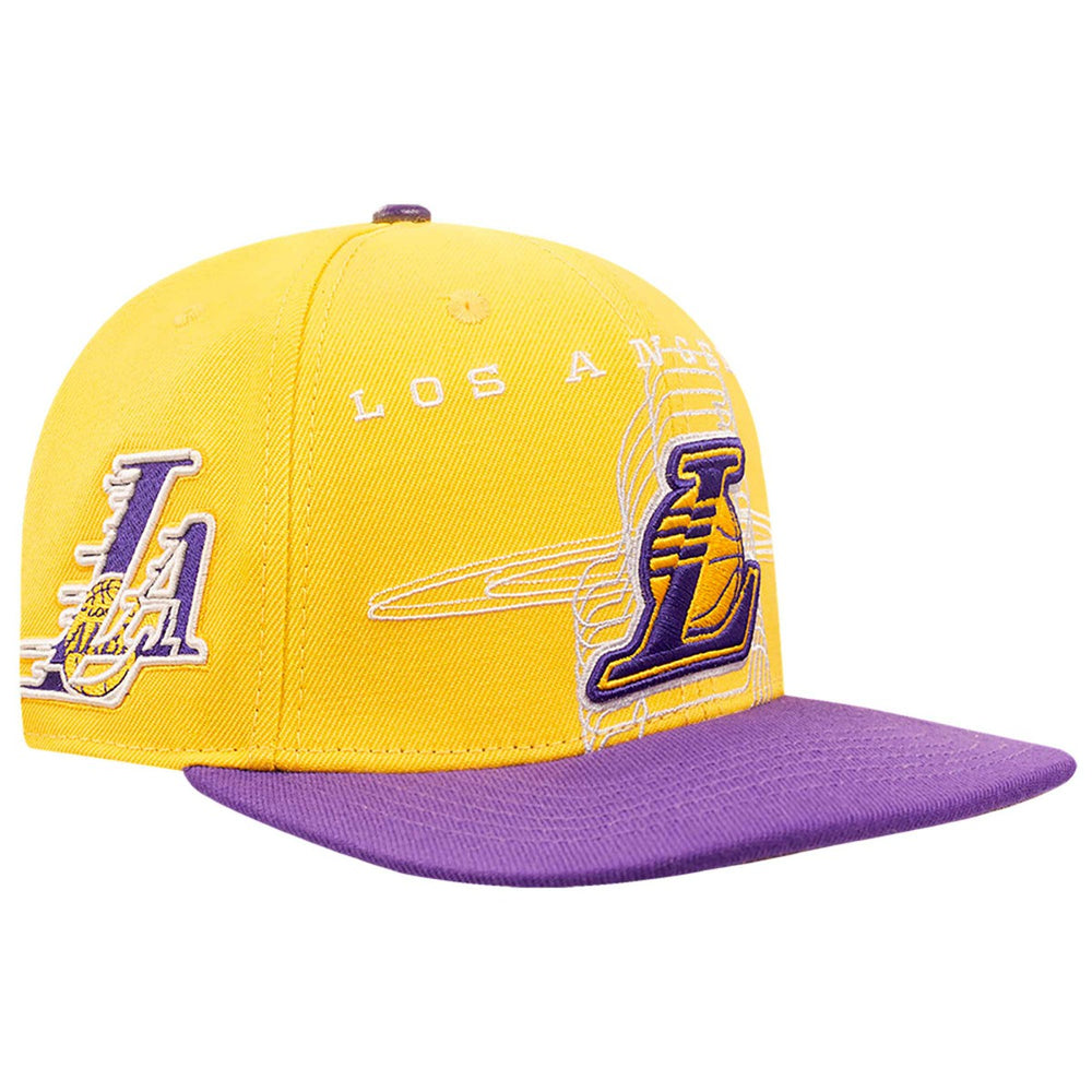 NBA Los Angeles Lakers Pro Standard Logo Morph Snapback Hat