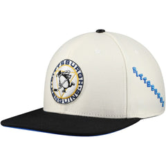 NHL Cream Pittsburgh Penguins Pro Standard Retro Classic Logo Snapback Hat