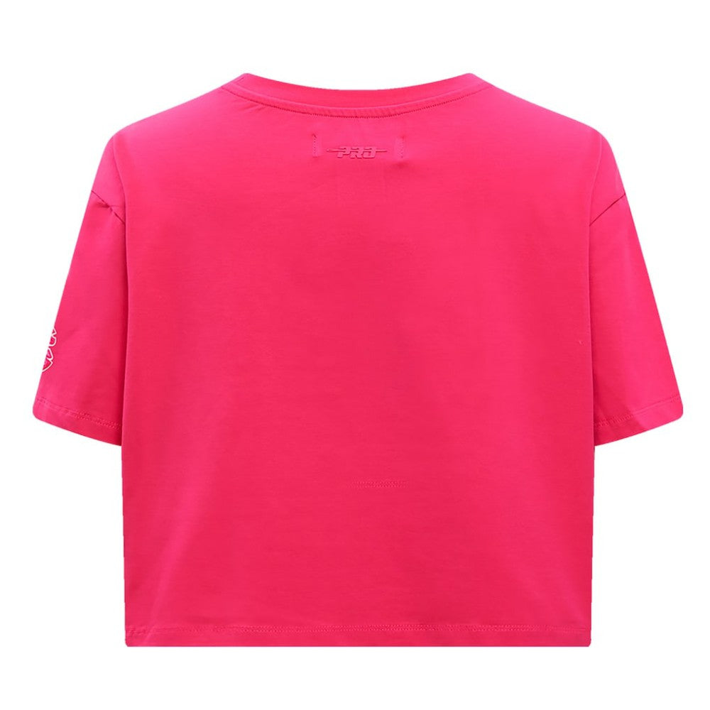 MLB Chicago Cubs Pro Standard Women's Triple Pink Boxy Cropped T-Shirt