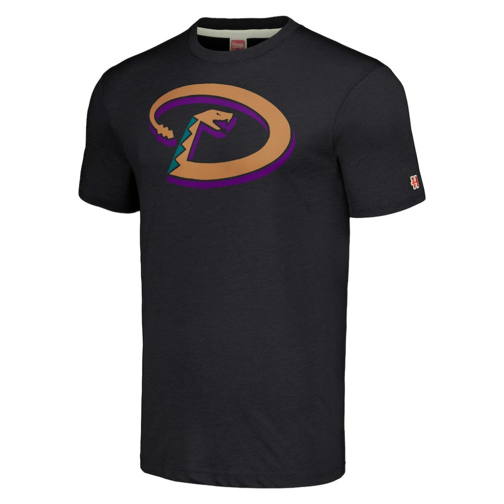MLB Arizona Diamondbacks Homage Hand-Drawn Logo Tri-Blend T-Shirt