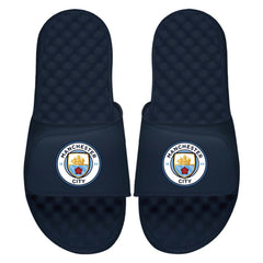 Manchester City ISlide Primary Logo Slide Sandals -  Navy