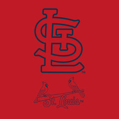 MLB St. Louis Cardinals Fanatics Women's Backup Option Pullover Hoodie