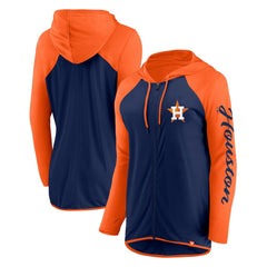 MLB Houston Astros Fanatics Women's Script Sleeve Full-Zip Hoodie