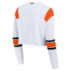 MLB San Francisco Giants Fanatics Women's Stretch Cropped Fashion Long Sleeve T-Shirt