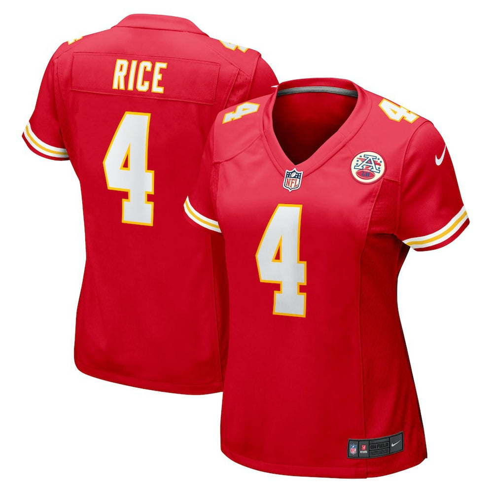 Rashee Rice  Women's Game Jersey - Kansas City Chiefs