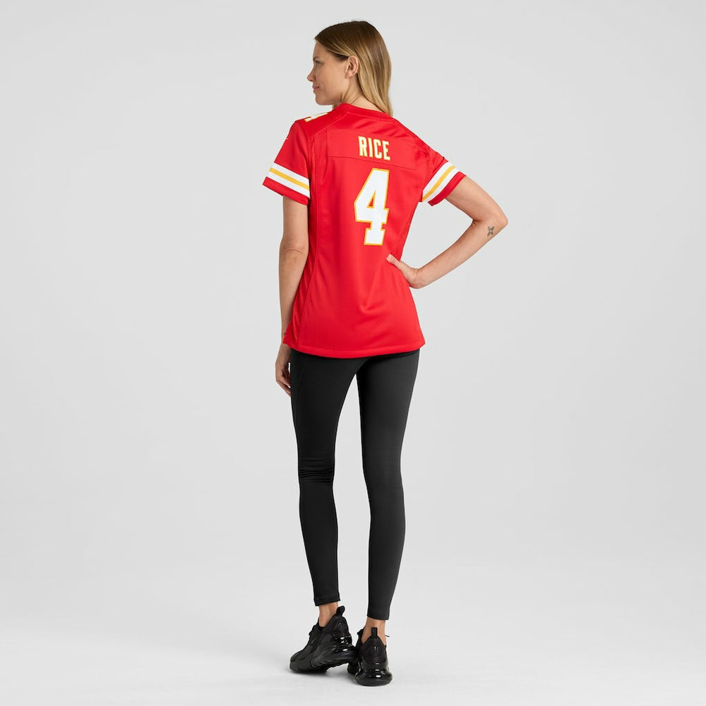 Rashee Rice  Women's Game Jersey - Kansas City Chiefs