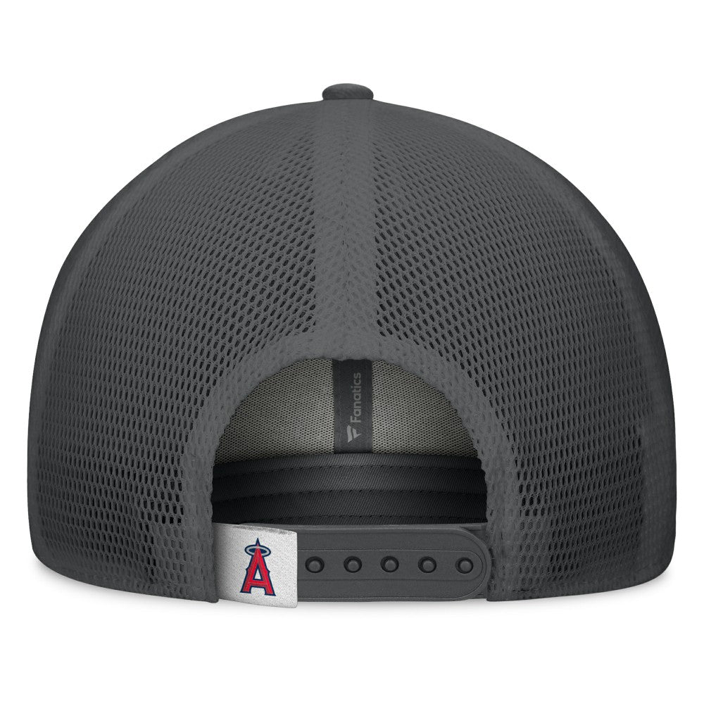 MLB Los Angeles Angels Fanatics A-Frame Trucker Adjustable Hat