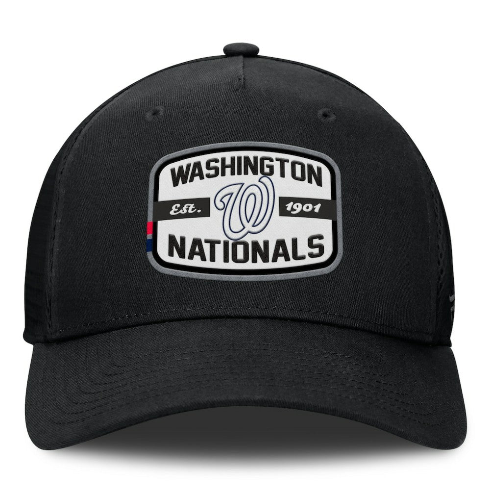 MLB Washington Nationals Fanatics Team Patch A-Frame Trucker Snapback Hat