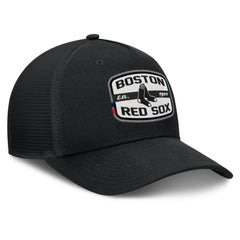 MLB Boston Red Sox Fanatics Team Patch A-Frame Trucker Snapback Hat