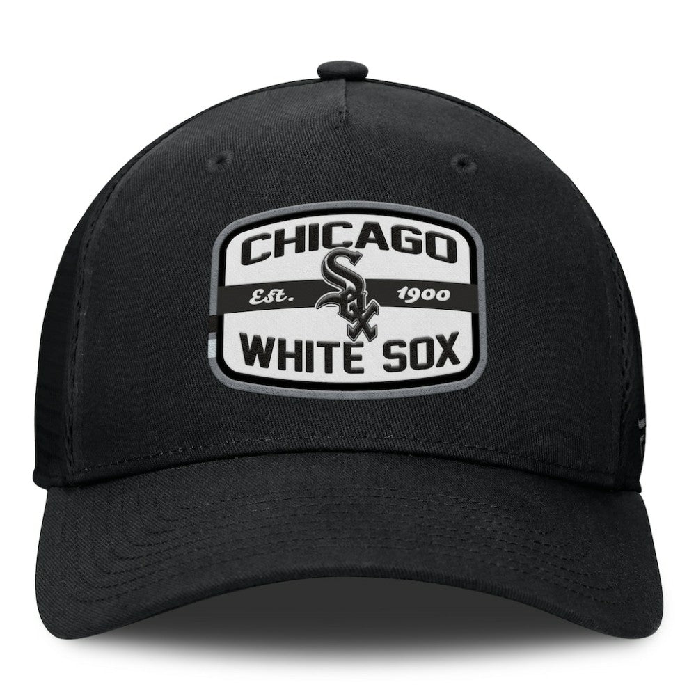 MLB Chicago White Sox Fanatics Team Patch A-Frame Trucker Snapback Hat