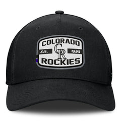 MLB Colorado Rockies Fanatics Team Patch A-Frame Trucker Snapback Hat
