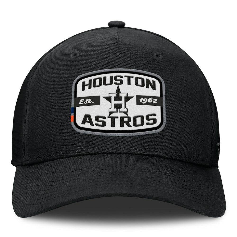 MLB Houston Astros Fanatics Team Patch A-Frame Trucker Snapback Hat