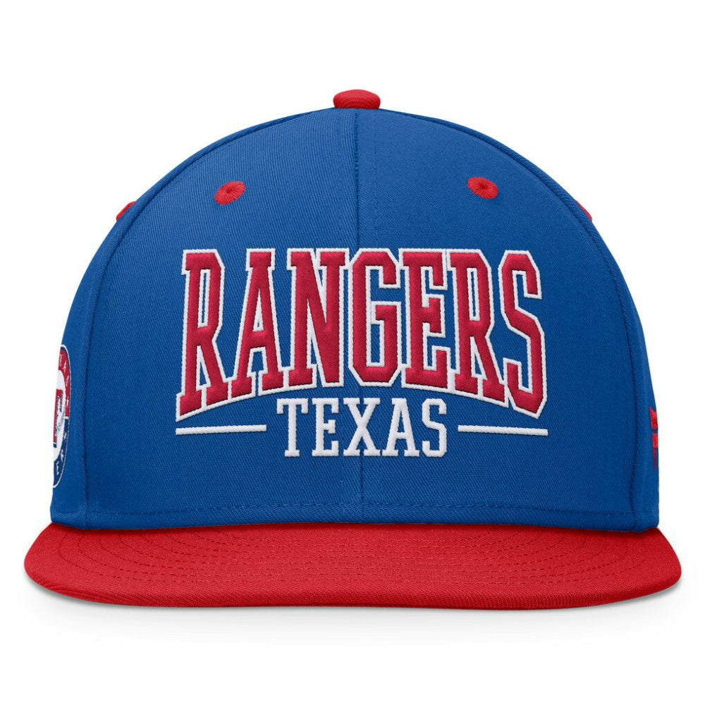 MLB Texas Rangers Fanatics Fundamental Bold Snapback Hat