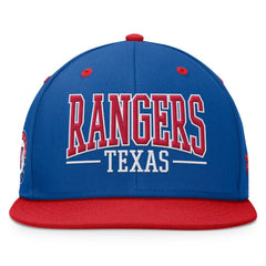 MLB Texas Rangers Fanatics Fundamental Bold Snapback Hat