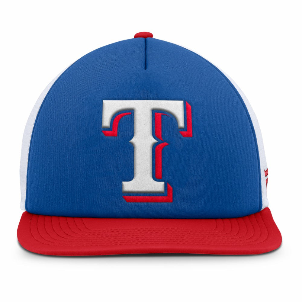 MLB Texas Rangers Fanatics Fundamental Foam Front Snapback Hat