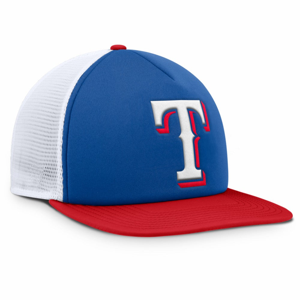 MLB Texas Rangers Fanatics Fundamental Foam Front Snapback Hat