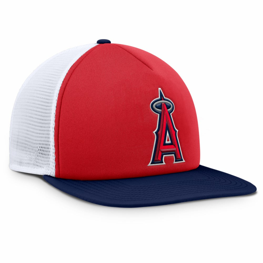 MLB Los Angeles Angels Fanatics Fundamental Foam Front Snapback Hat