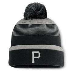 MLB Pittsburgh Pirates Fanatics Fundamental Gradient Cuffed Knit Hat with Pom