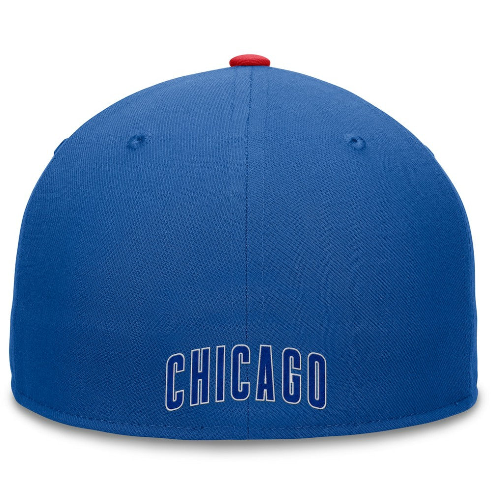 MLB Chicago Cubs Fanatics Fundamental Tri-Script Fitted Hat