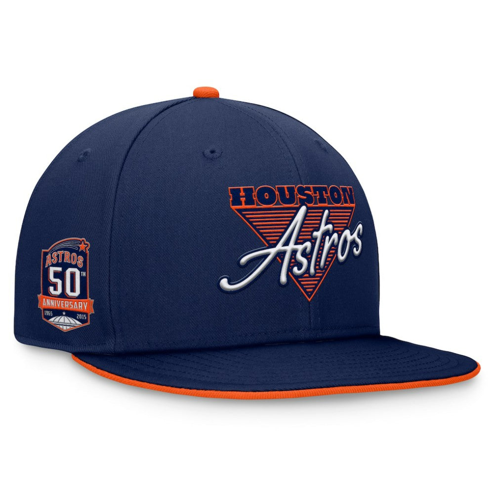MLB Houston Astros Fanatics Fundamental Tri-Script Fitted Hat