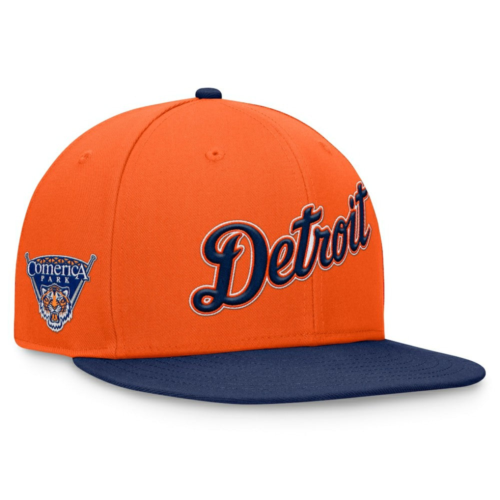 MLB Detroit Tigers Fanatics Fundamental Two-Tone Fitted Hat