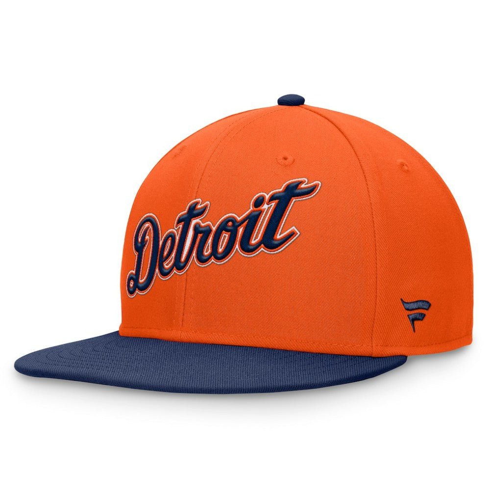 MLB Detroit Tigers Fanatics Fundamental Two-Tone Fitted Hat