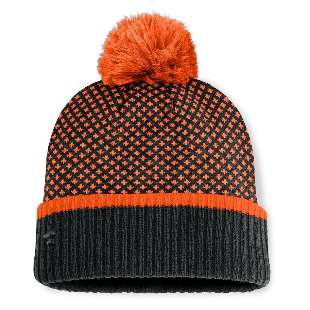MLB San Francisco Giants Fanatics Women's Fundamental Jacquard Cuffed Knit Hat with Pom