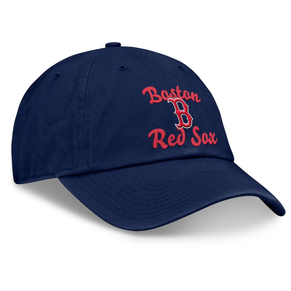 MLB Boston Red Sox Fanatics Women's Fundamental Script Logo Adjustable Hat