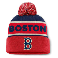 MLB Boston Red Sox Fanatics Heritage Cuffed Knit Hat with Pom