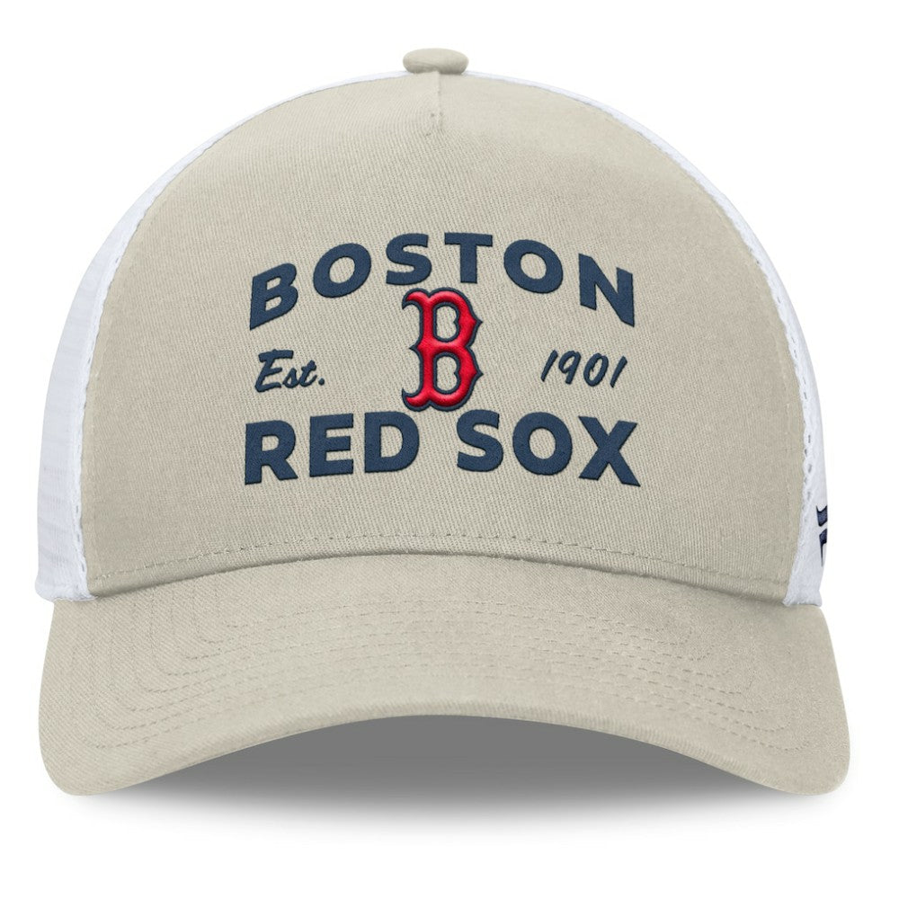 MLB Boston Red Sox Fanatics A-Frame Trucker Adjustable Hat
