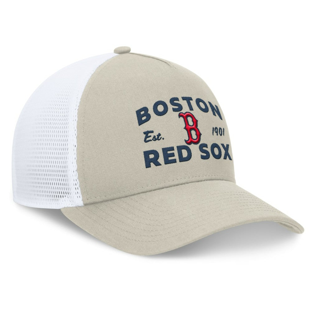 MLB Boston Red Sox Fanatics A-Frame Trucker Adjustable Hat