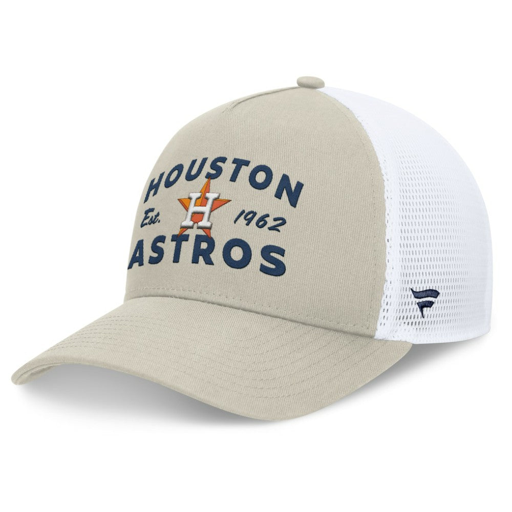 MLB Houston Astros Fanatics A-Frame Trucker Adjustable Hat