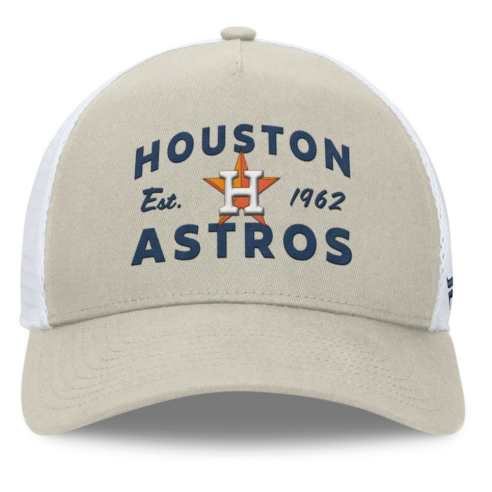 MLB Houston Astros Fanatics A-Frame Trucker Adjustable Hat
