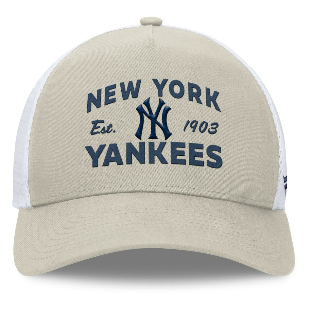 MLB New York Yankees Fanatics A-Frame Trucker Adjustable Hat