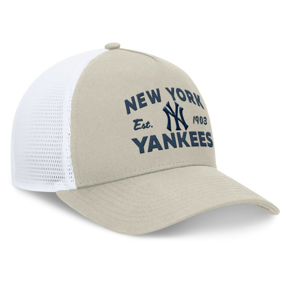MLB New York Yankees Fanatics A-Frame Trucker Adjustable Hat