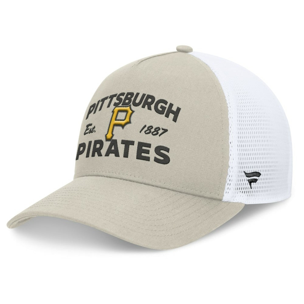 MLB Pittsburgh Pirates Fanatics A-Frame Trucker Adjustable Hat