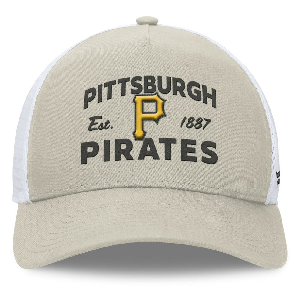 MLB Pittsburgh Pirates Fanatics A-Frame Trucker Adjustable Hat