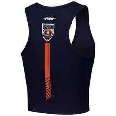 MLB Houston Astros Pro Standard Women's Fast Lane Fitted Tri-Blend Cropped Tank Top
