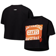 MLB San Francisco Giants Pro Standard Women's Made To Play Boxy Cropped T-Shirt